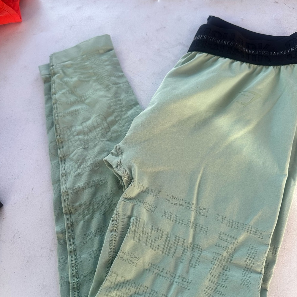 Gymshark Kids Light Green Leggings